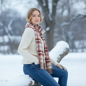 GAP Blanket Style Fringe Scarf - NWOT